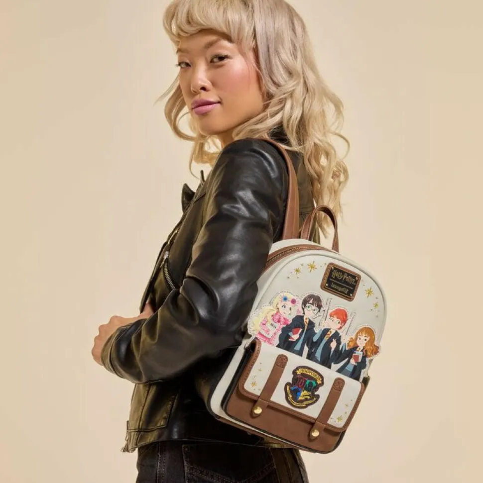 Harry Potter - Flap Pocket 10" Faux Leather Mini Backpack