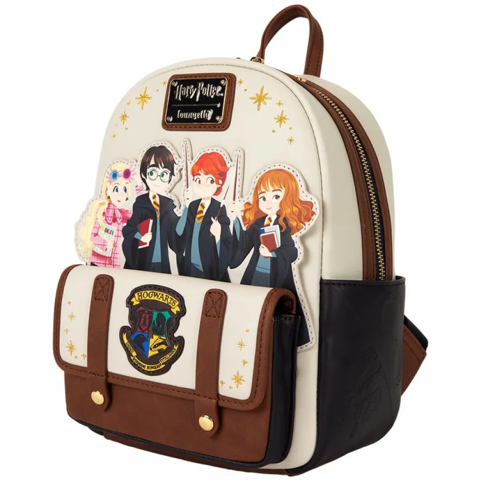 Harry Potter - Flap Pocket 10" Faux Leather Mini Backpack