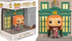 Harry Potter - Ginny Weasley with Flourish & Blotts Diagon Alley Diorama Deluxe Pop! Vinyl Figure