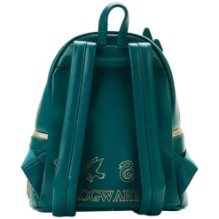 Harry Potter - Golden Hogwarts Castle 10” Faux Leather Mini Backpack