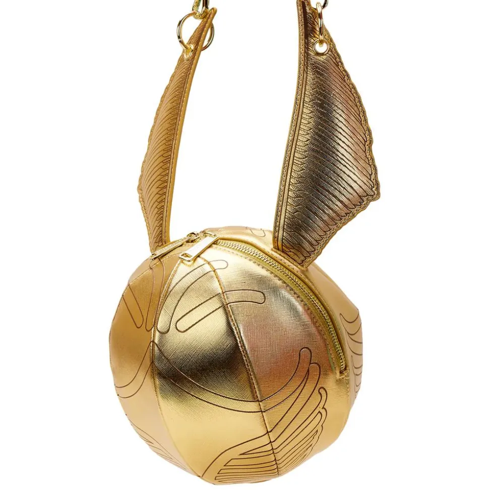 Harry Potter - Golden Snitch 7” Faux Leather Crossbody Bag