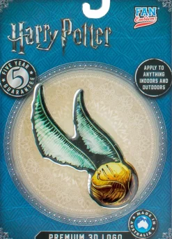 Harry Potter - Golden Snitch Logo Lensed Emblem