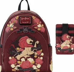 Harry Potter - Gryffindor House Floral Tattoo Accessory Bundle (Set of 2)