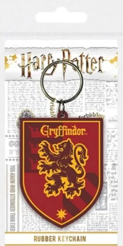 Harry Potter - Gryffindor Crest Rubber Keychain