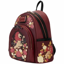 Harry Potter - Gryffindor House Floral Tattoo 10" Faux Leather Mini Backpack