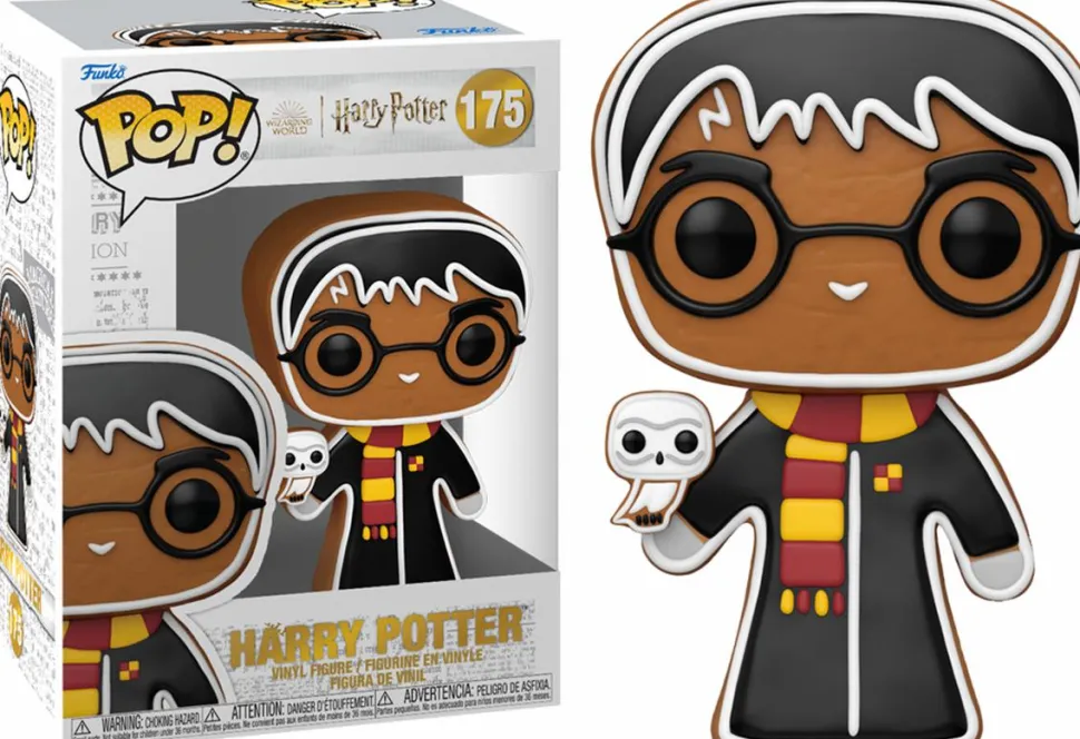 Harry Potter - Harry Potter with Hedwig Gingerbread Pop! Vinyl Figure