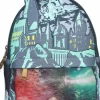 Harry Potter - Harry Potter VS Voldemort Duel Scene Lenticular Glow in the Dark 10" Faux Leather Mini Backpack