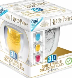 Harry Potter - Hedwig 3D Double Walled Collector's Glass