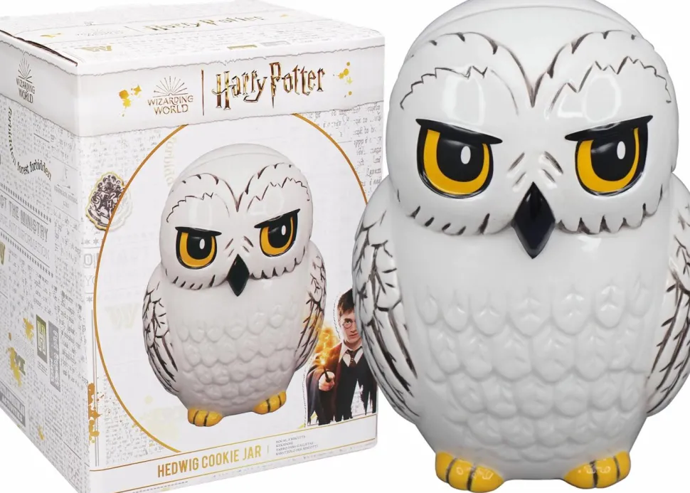 Harry Potter - Hedwig Shaped Ceramic Cookie Jar