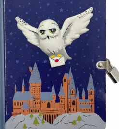 Harry Potter - Hedwig Squishy Lock & Key Ruled Diary