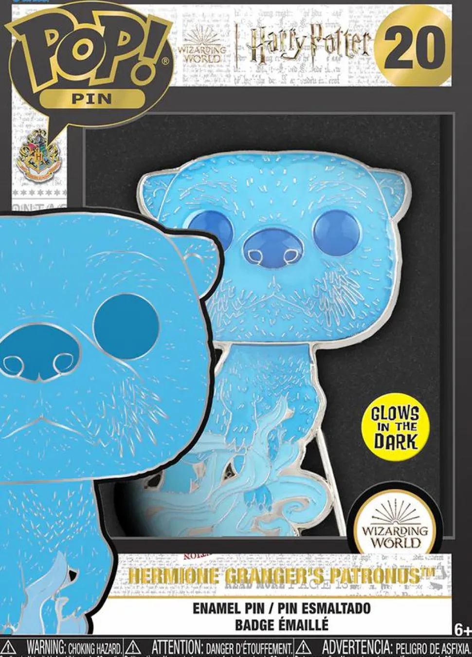 Harry Potter - Hermione Granger's Otter Patronus 4" Pop! Enamel Pin