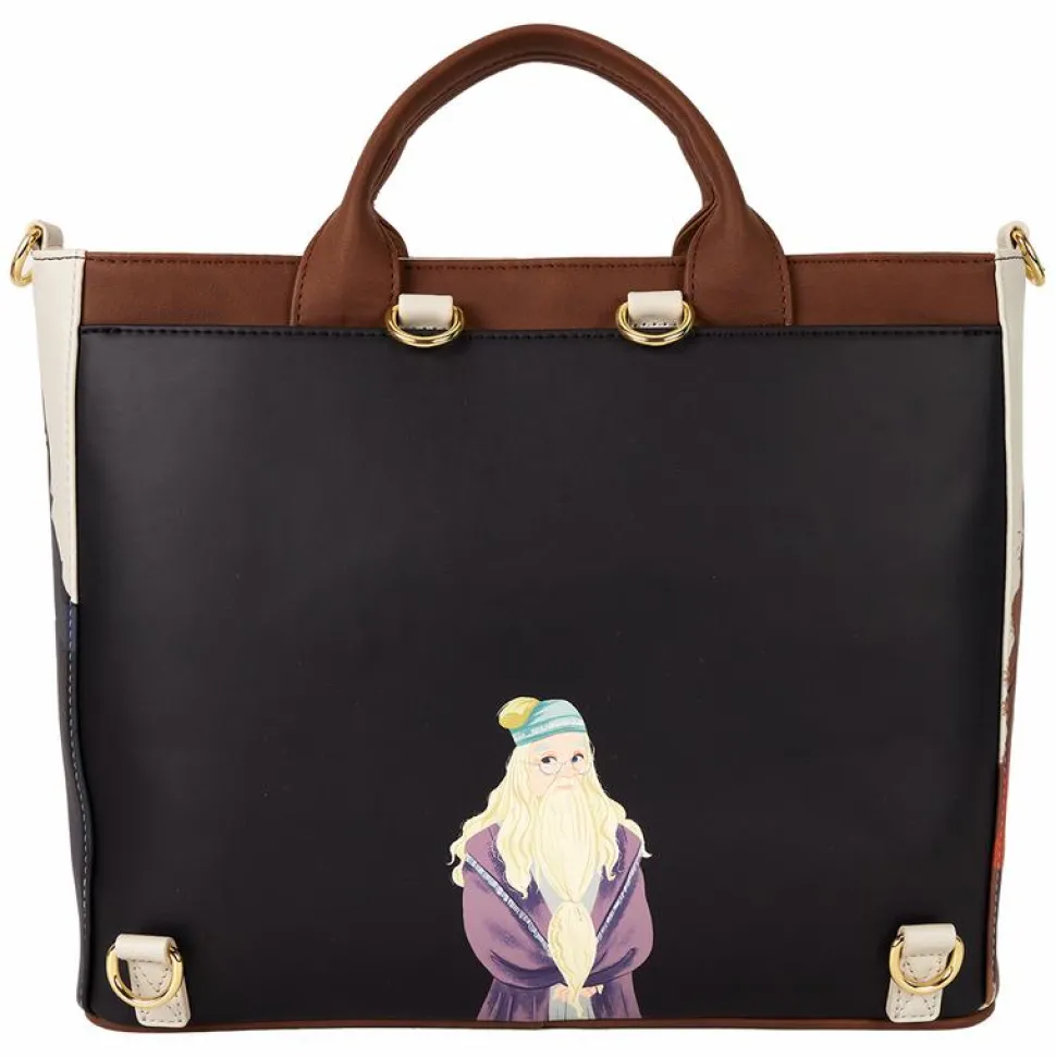 Harry Potter - Hogwarts 11" Faux Leather Convertible Tote Bag