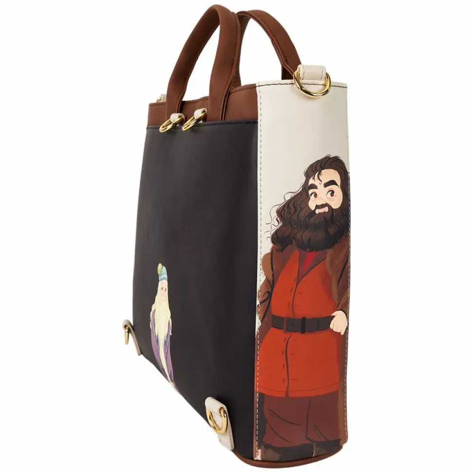 Harry Potter - Hogwarts 11" Faux Leather Convertible Tote Bag