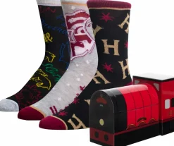 Harry Potter - Hogwarts Express Men’s Crew Socks 3-Pack (One Size)