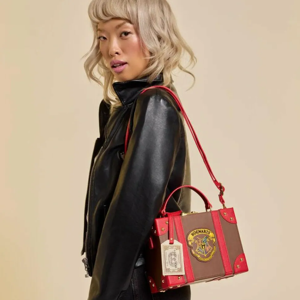 Harry Potter - Hogwarts Express Luggage Trunk 6" Faux Leather Crossbody Bag