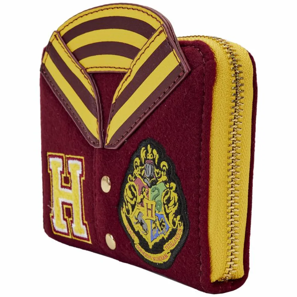 Harry Potter - Hogwarts Gryffindor Varsity 4" Faux Leather Zip-Around Wallet