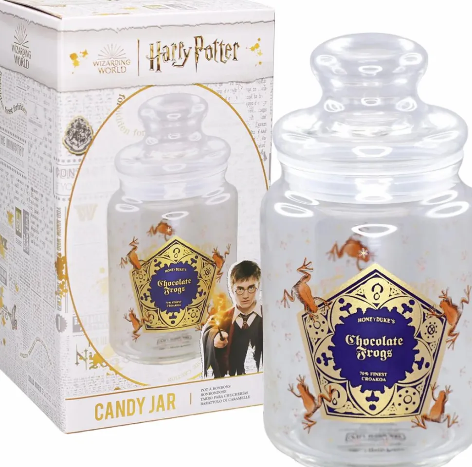 Harry Potter - Honeydukes Chocolate Frogs Glass Candy Jar