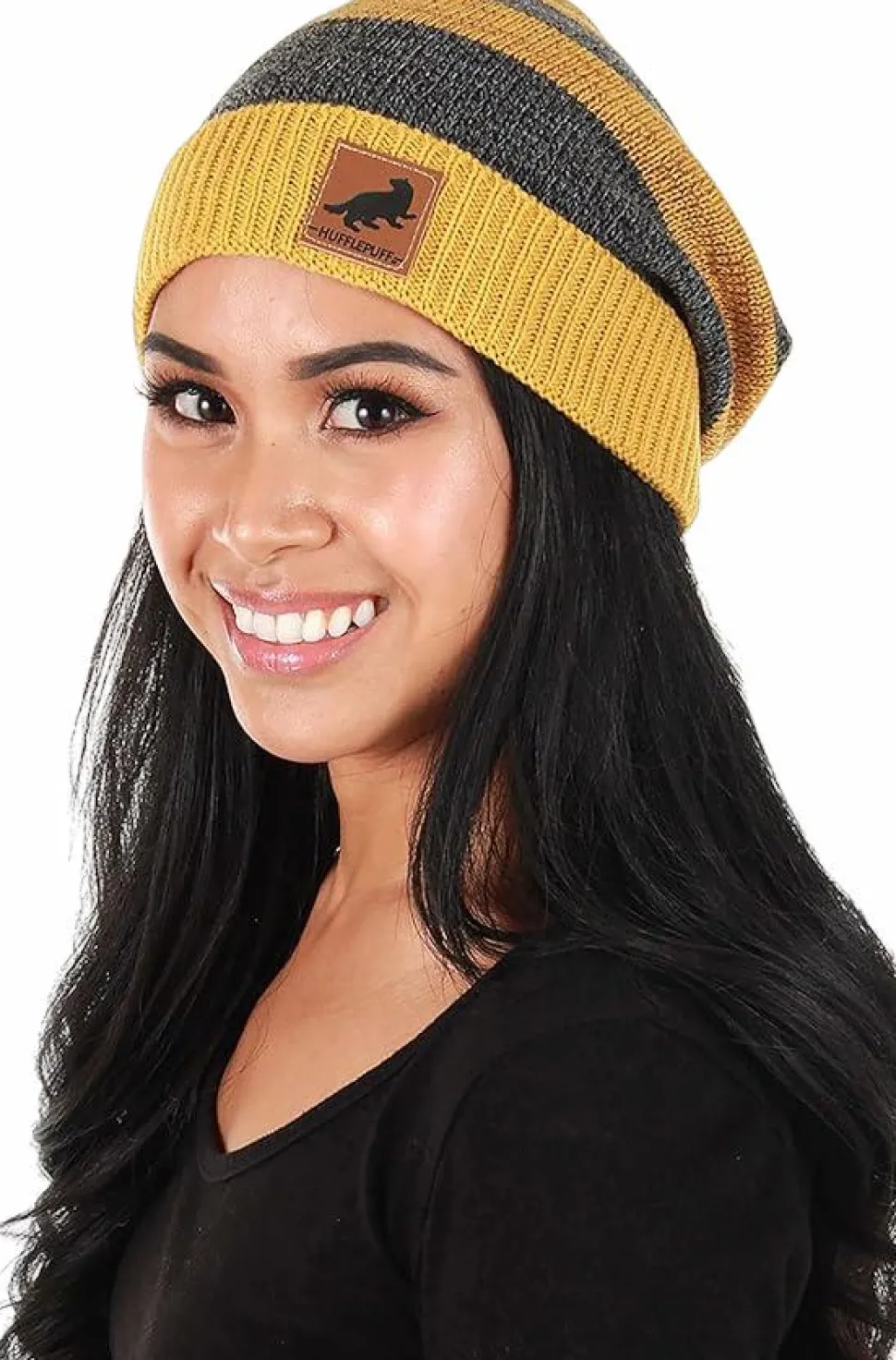 Harry Potter - Hufflepuff Heathered Knit Beanie