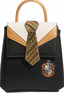Harry Potter - Hufflepuff School Uniform 8” Faux Leather Mini Backpack