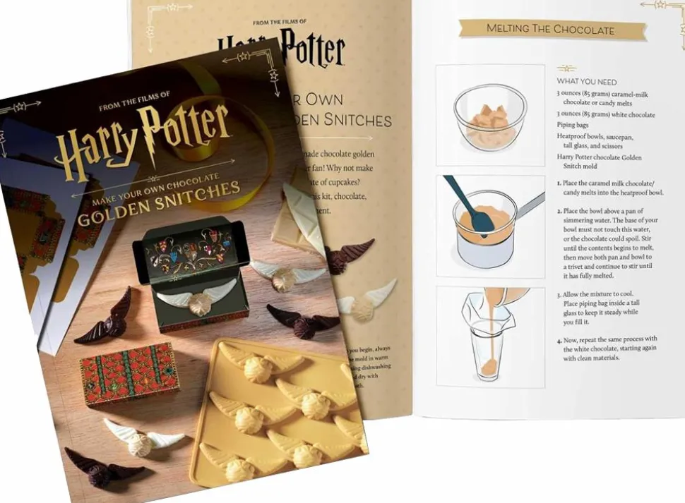 Harry Potter - Make Your Own Chocolate Golden Snitches Silicone Chocolate Mold Gift Box Set