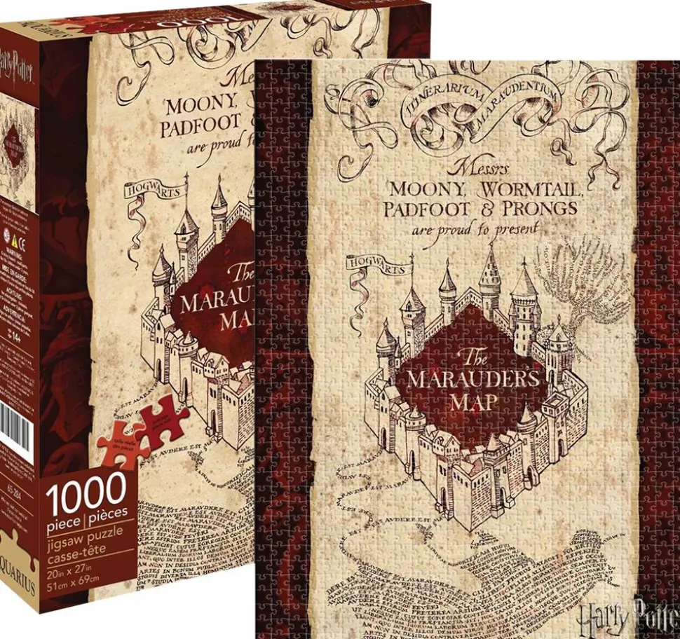 Harry Potter - Marauders Map 1000 Piece Jigsaw Puzzle