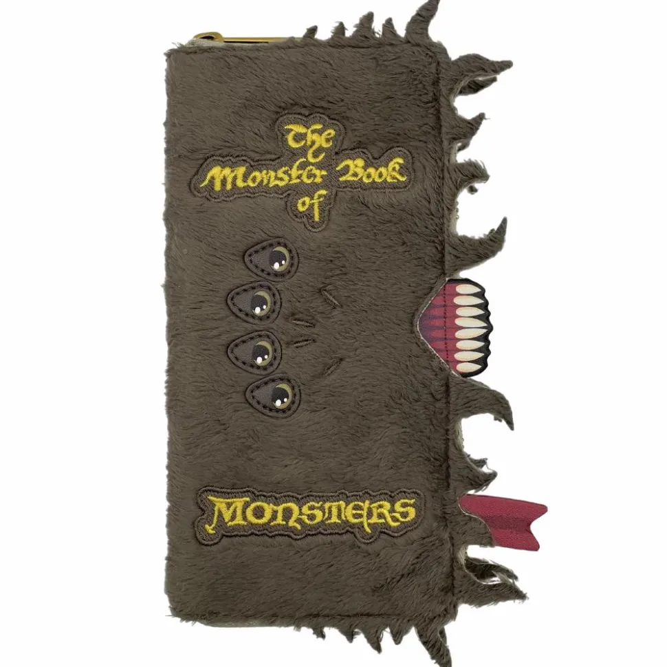 Harry Potter - Monster Book of Monsters 4” Faux Leather Zip-Around Wallet