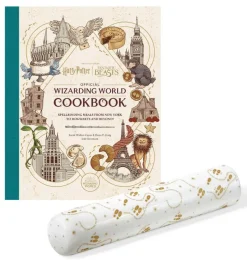 Harry Potter - Official Wizarding World Cookbook Hardcover Book & Rolling Pin Gift Set