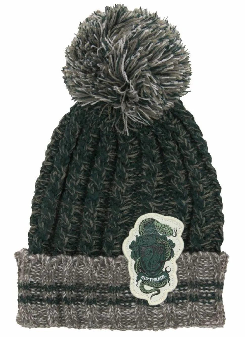 Harry Potter - Slytherin Heathered Pom Pom Beanie