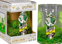 Harry Potter - Slytherin House Glitter Liquid Tumbler