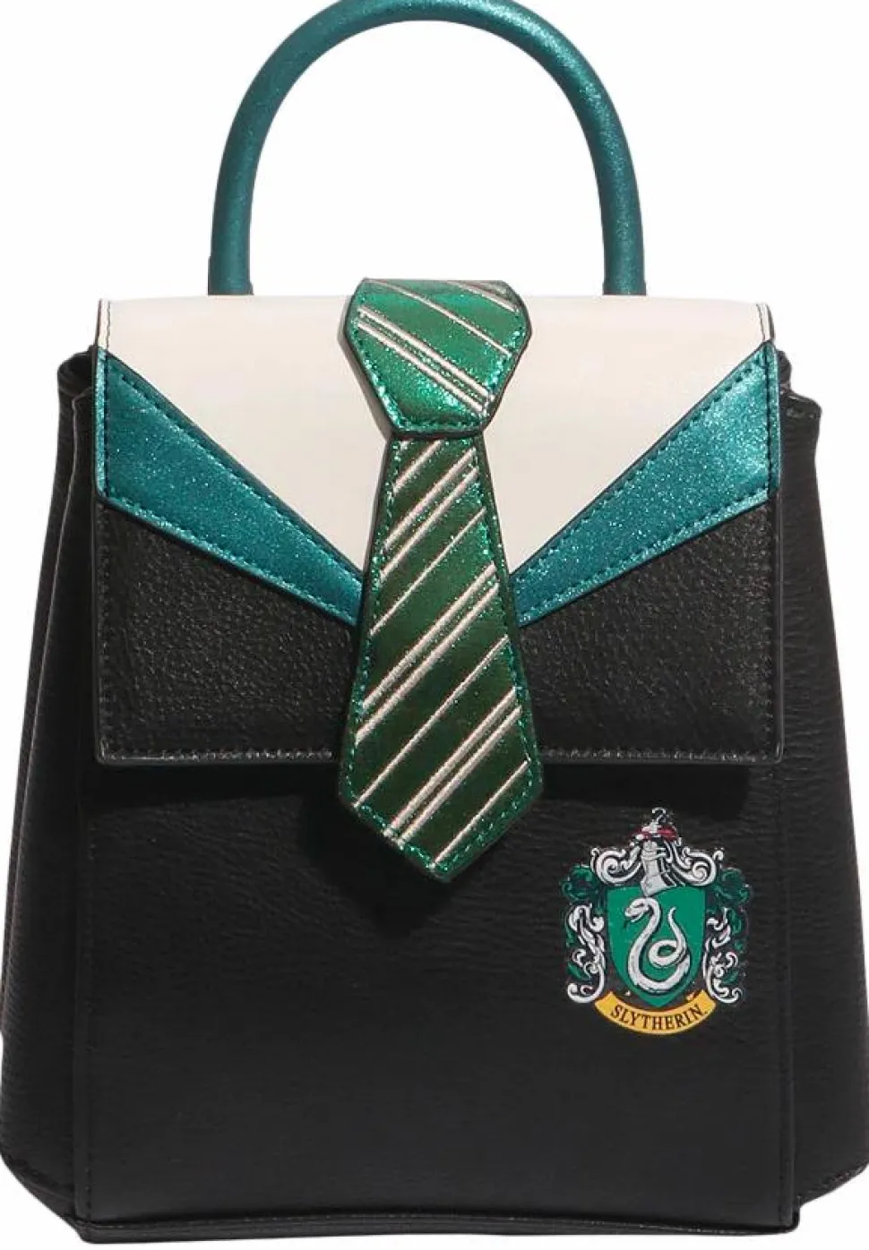 Harry Potter - Slytherin School Uniform 8” Faux Leather Mini Backpack