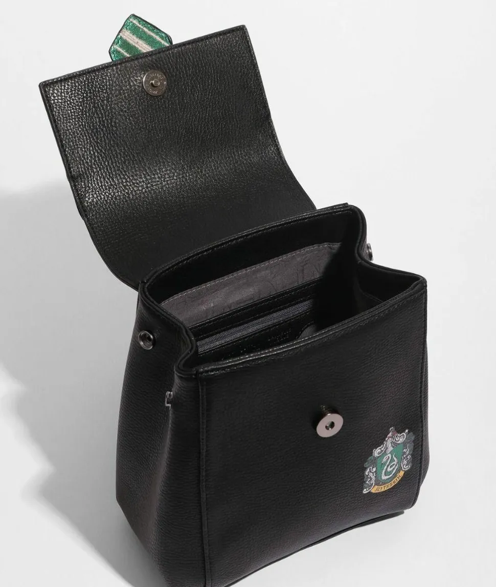 Harry Potter - Slytherin School Uniform 8” Faux Leather Mini Backpack