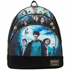 Harry Potter - Trilogy Series 2 Triple Pocket 14” Faux Leather Mini Backpack