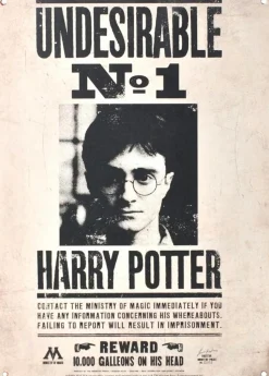 Harry Potter - Undesirable No. 1 A3 Tin Sign