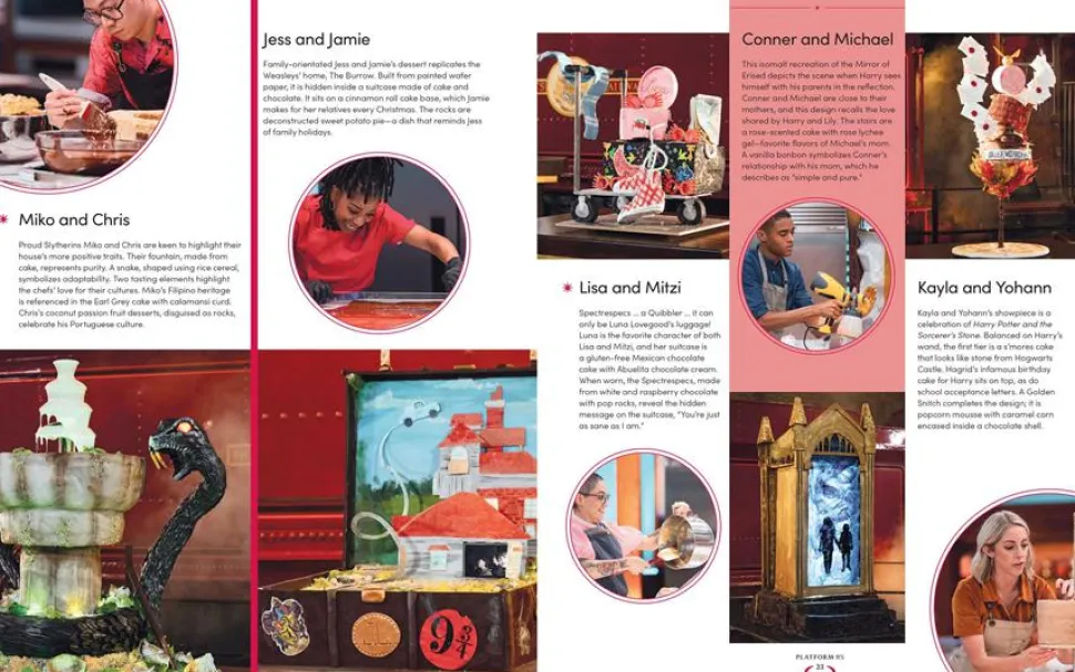 Harry Potter - Wizards of Baking: The Official Companion Guide Hardcover Book