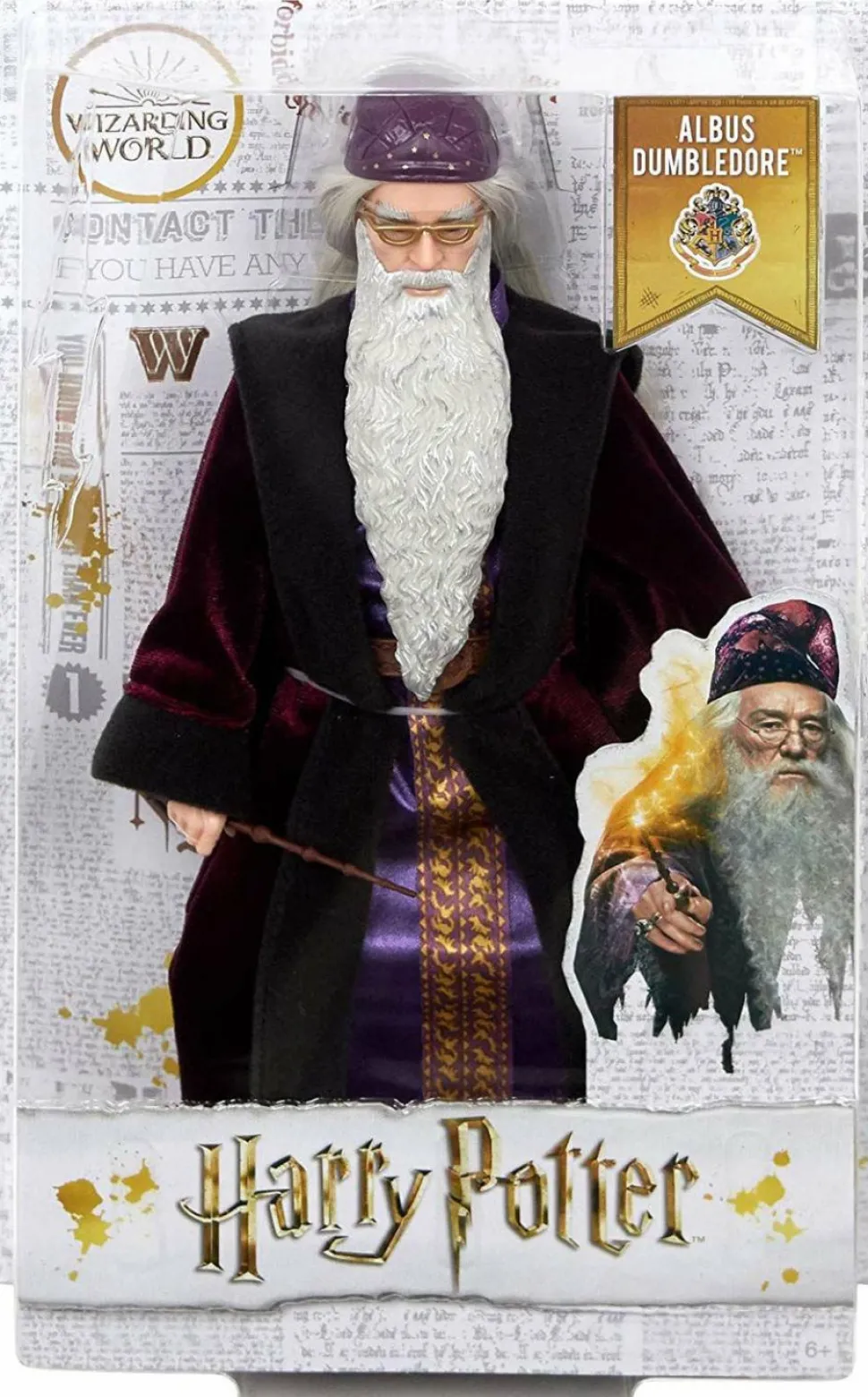 Harry Potter and the Chamber of Secrets - Albus Dumbledore 12” Doll **Non-Mint Packaging**