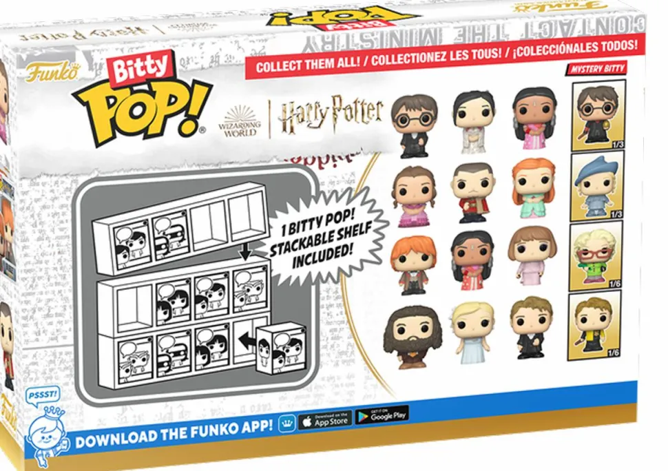Harry Potter and the Goblet of Fire - Ron, Padma, Madame Maxime & Mystery Bitty Pop! Vinyl Figure 4-Pack