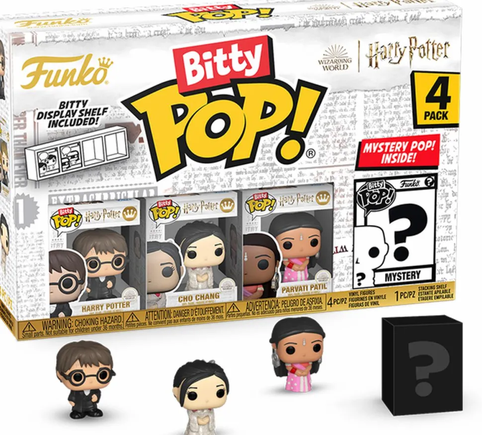 Harry Potter and the Goblet of Fire - Harry Potter, Cho, Parvati & Mystery Bitty Pop! Vinyl Figure 4-Pack