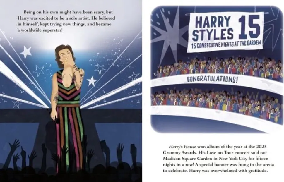 Harry Styles - A Little Golden Book Biography Hardcover Book