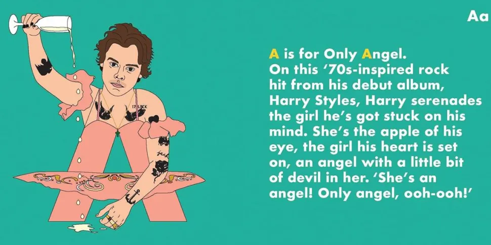 Harry Styles - Legends Alphabet Hardcover Book