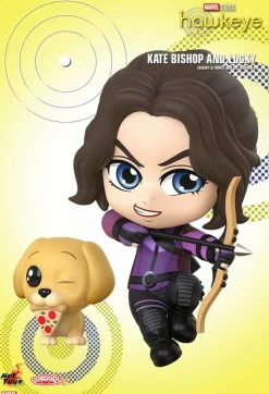 Hawkeye (2021) - Kate Bishop & Lucky Cosbaby (S) Hot Toys Figure