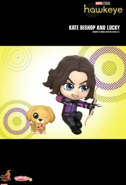 Hawkeye (2021) - Kate Bishop & Lucky Cosbaby (S) Hot Toys Figure