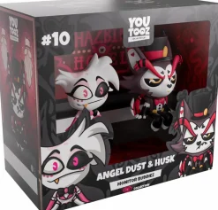 Hazbin Hotel - Angel Dust & Husk Monitor Buddiez 2.5" Vinyl Figure 2-Pack