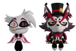 Hazbin Hotel - Angel Dust & Husk Monitor Buddiez 2.5" Vinyl Figure 2-Pack
