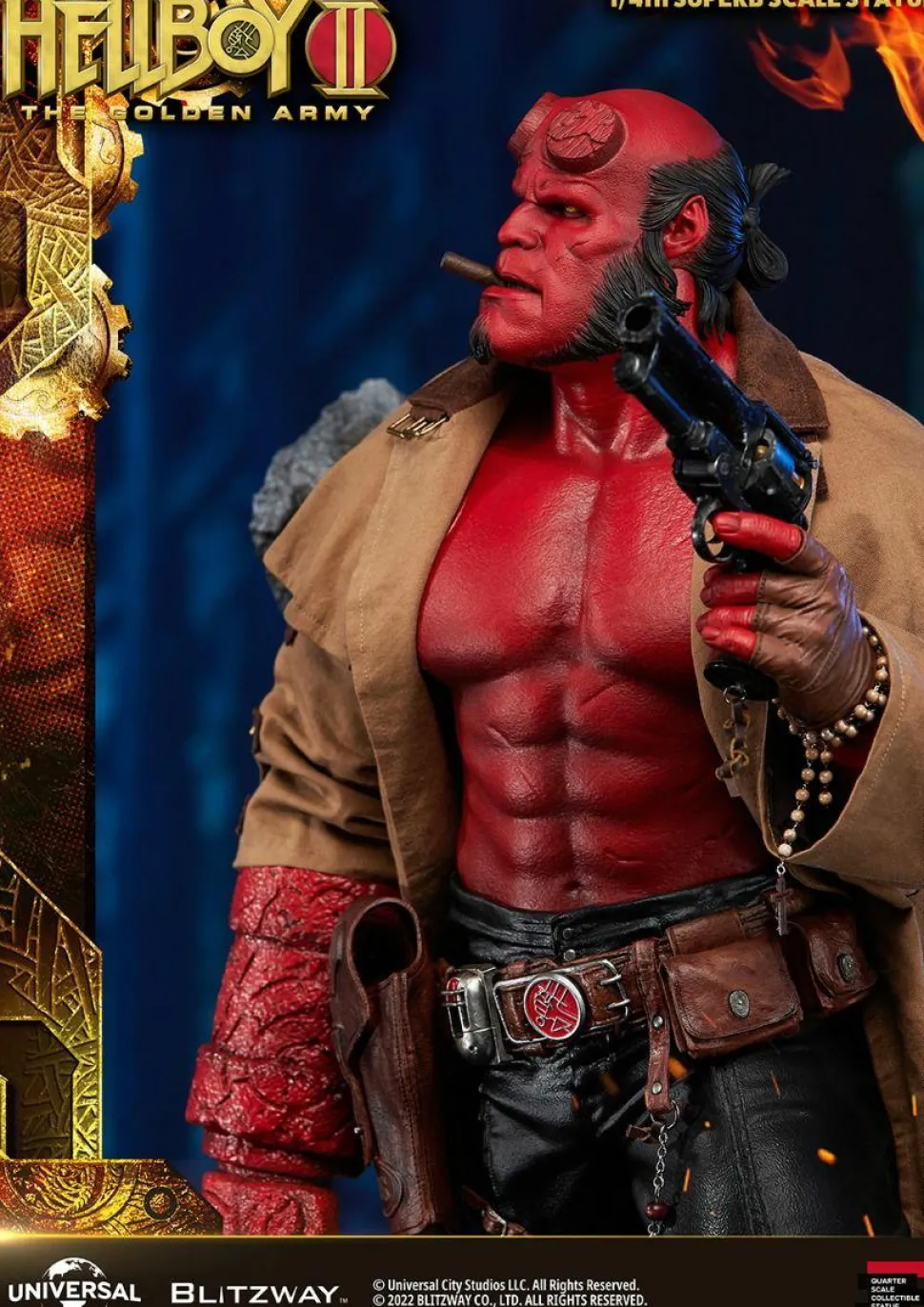 Hellboy 2 - Hellboy 1/4 Scale Statue