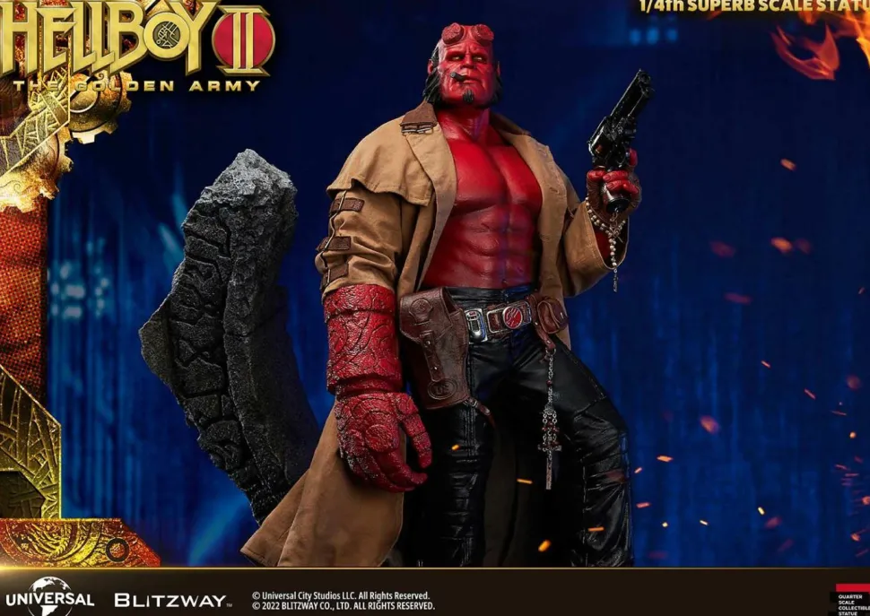 Hellboy 2 - Hellboy 1/4 Scale Statue