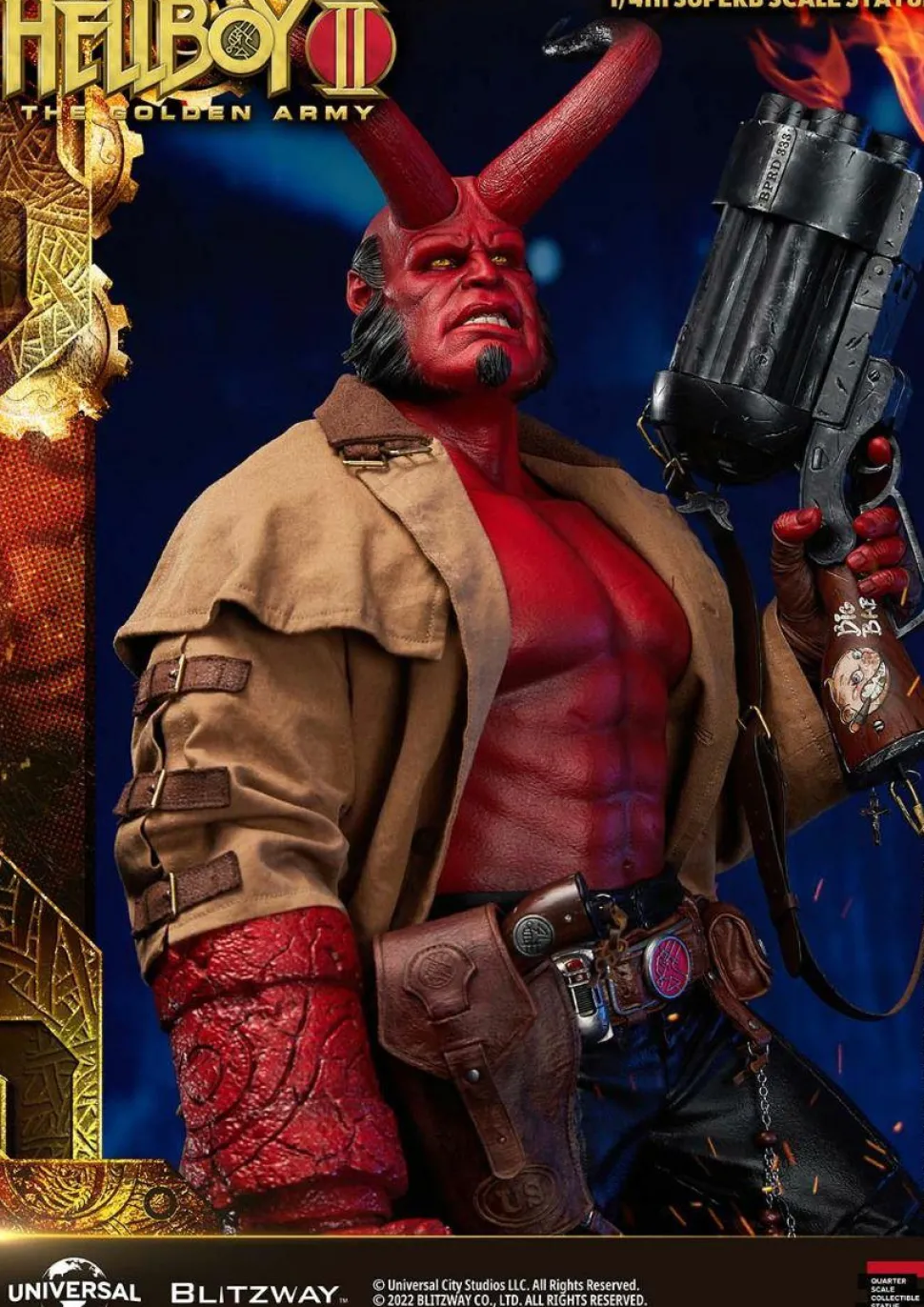 Hellboy 2 - Hellboy 1/4 Scale Statue