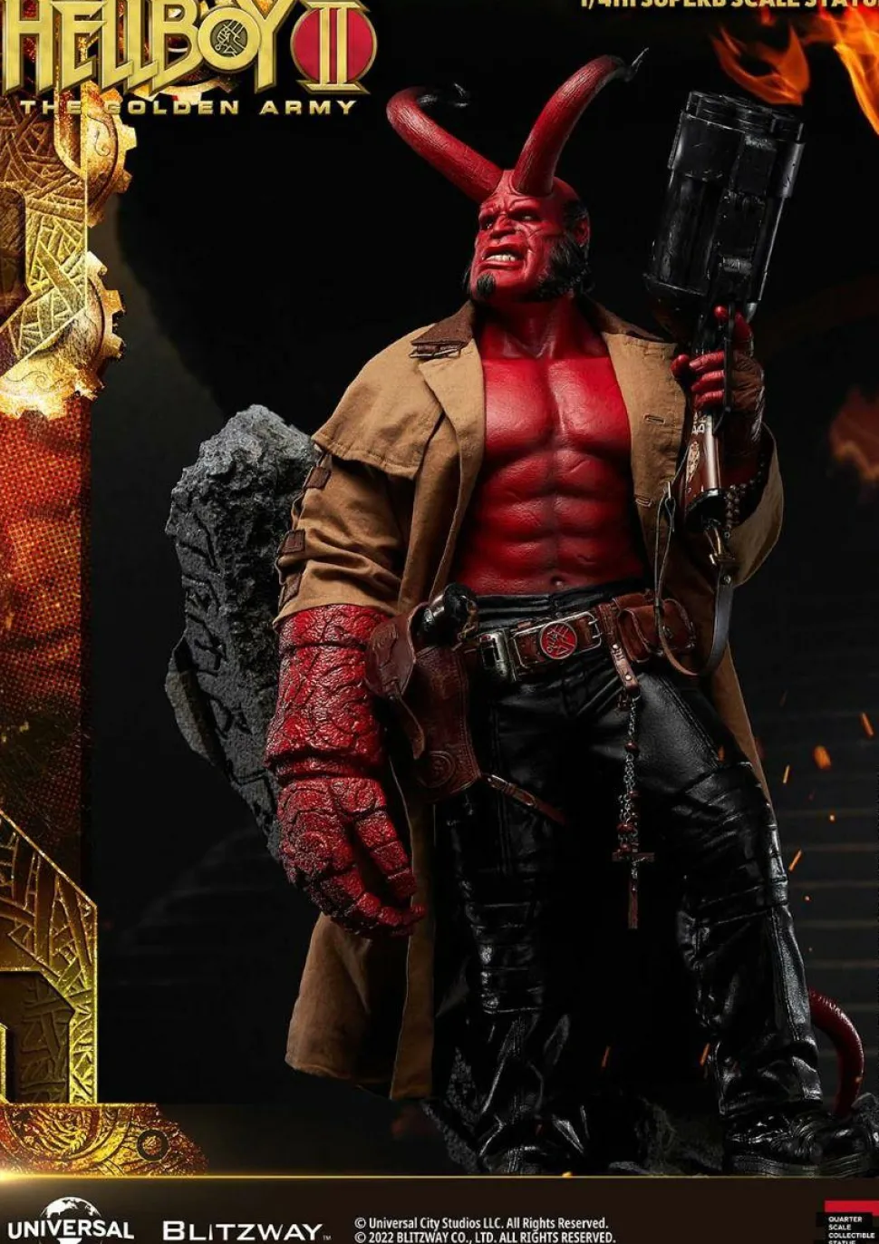 Hellboy 2 - Hellboy 1/4 Scale Statue