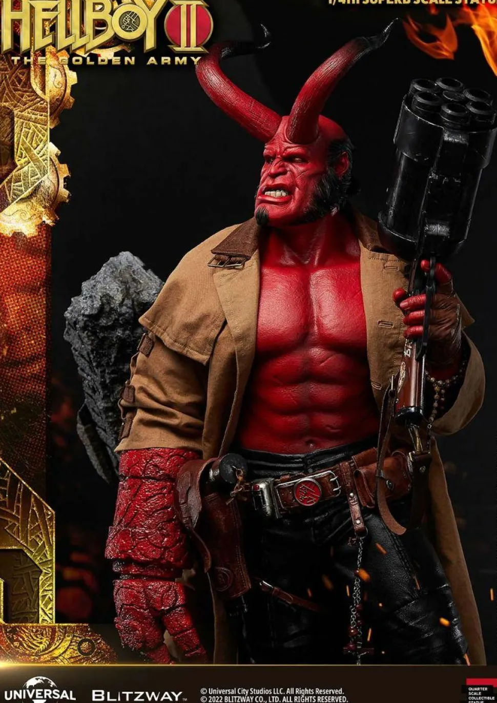 Hellboy 2 - Hellboy 1/4 Scale Statue