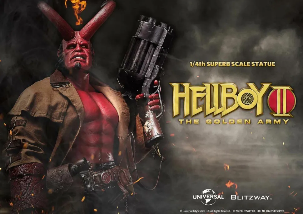 Hellboy 2 - Hellboy 1/4 Scale Statue