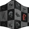 Hellboy - Checkered Symbols Adjustable Cotton Face Mask (One Size)